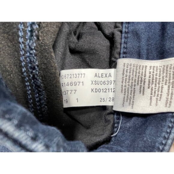 Mavi Women's Alexa Mid-Rise Skinny Jeans 25 / 28‎ Dark Blue Denim Size XS - Picture 5 of 10